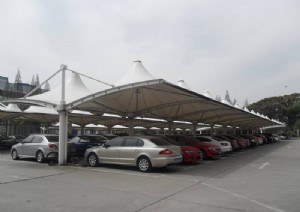 膜結(jié)構(gòu)汽車停車棚使用出現(xiàn)破損損壞后如何處理 膜結(jié)構(gòu)汽車停車棚使用出現(xiàn)破損損壞后如何處理